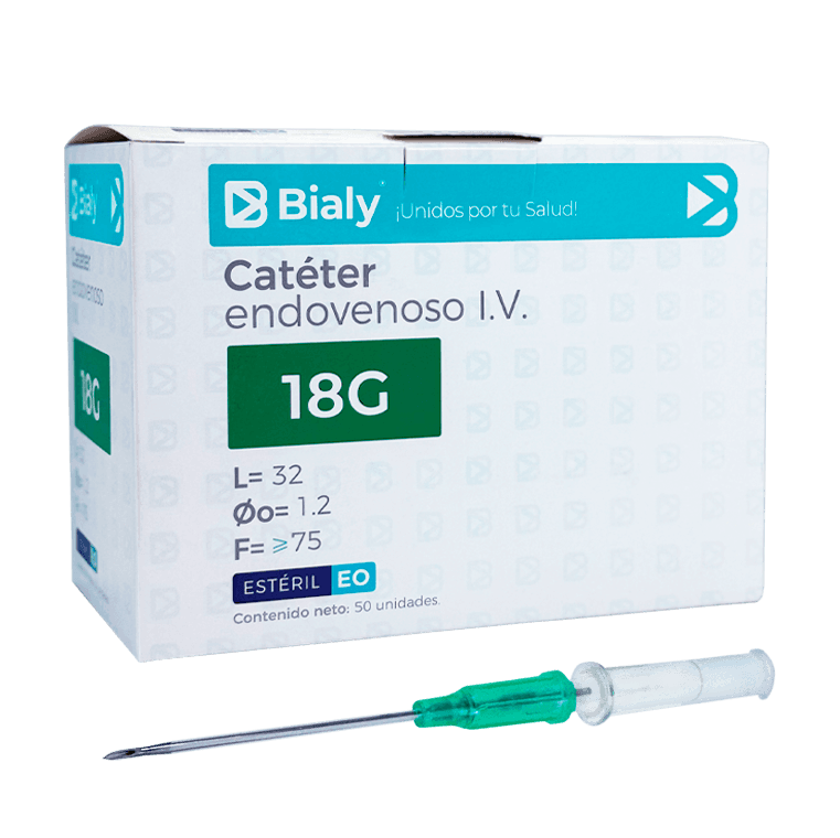 Catéter endovenoso I.V. 18G